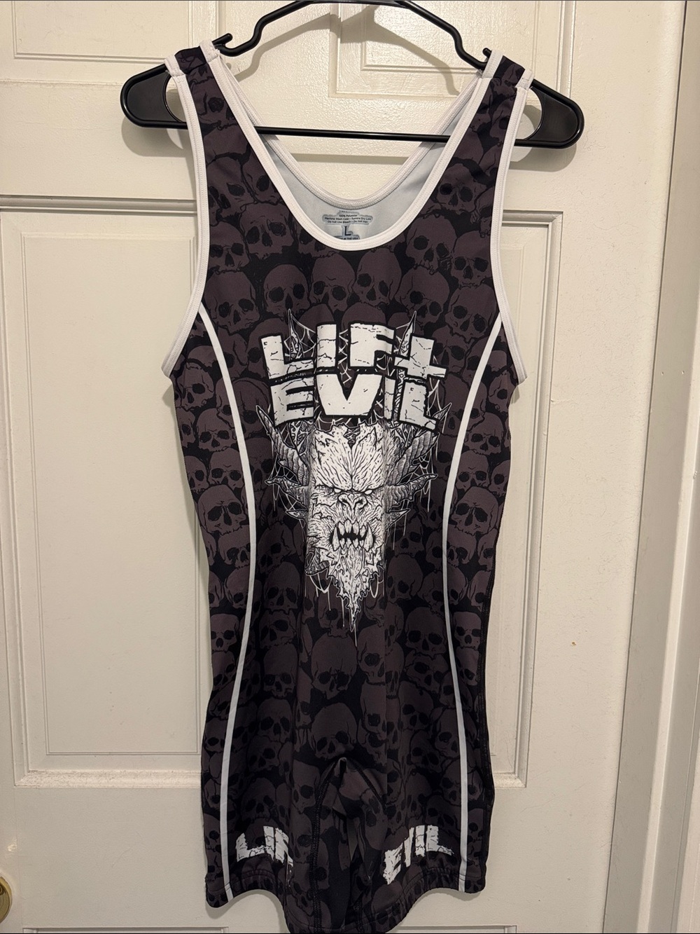 NWOT OG Limited Lift Evil Skull Powerlifting Singlet Size L